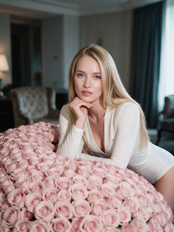 Фотосессия с розами: 1001 роза — пример кадра
