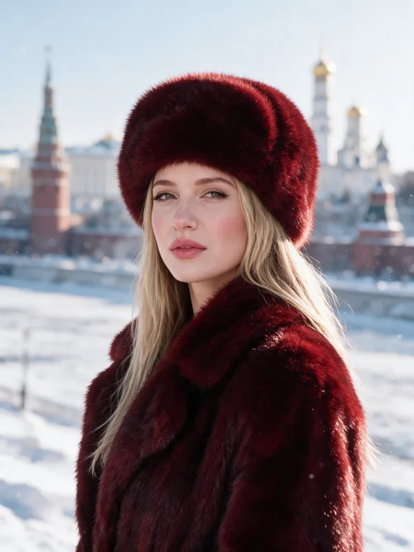 Зимний портрет в Москве — пример кадра